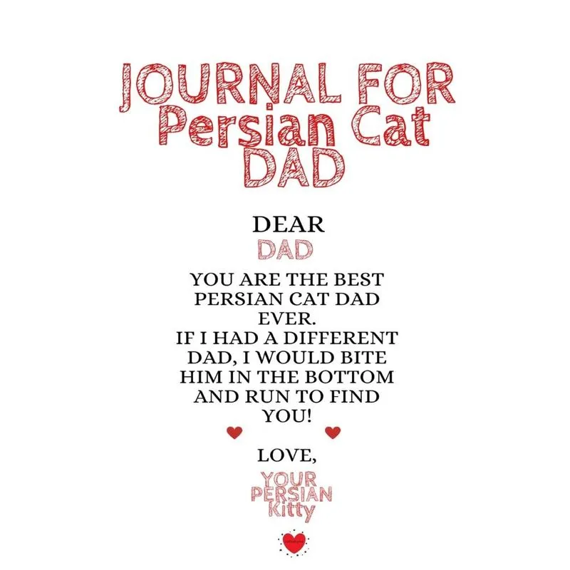Journal For Persian Cat Dad