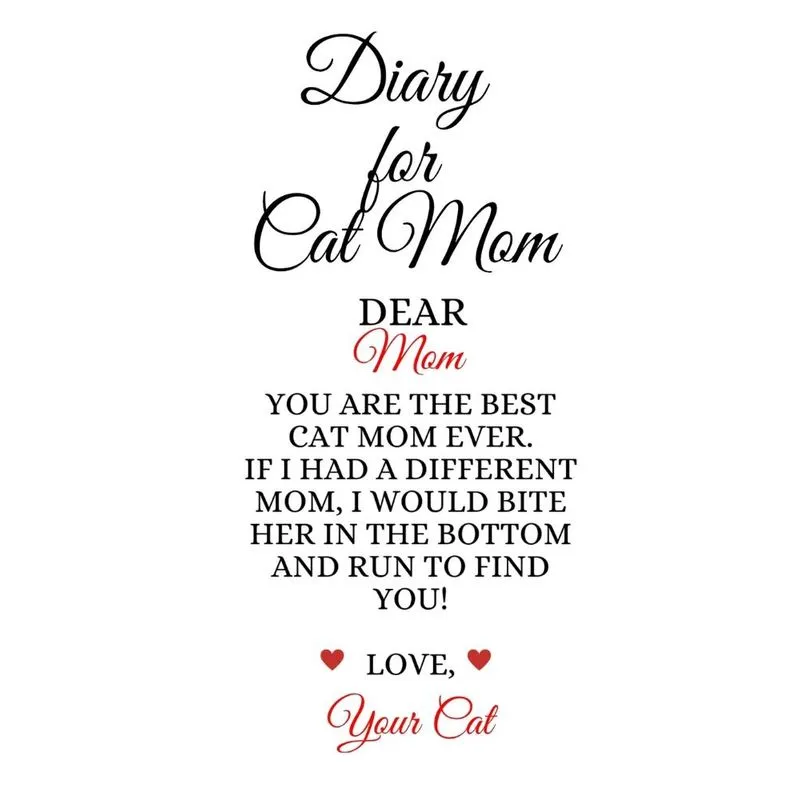 Diary For Cat Mom