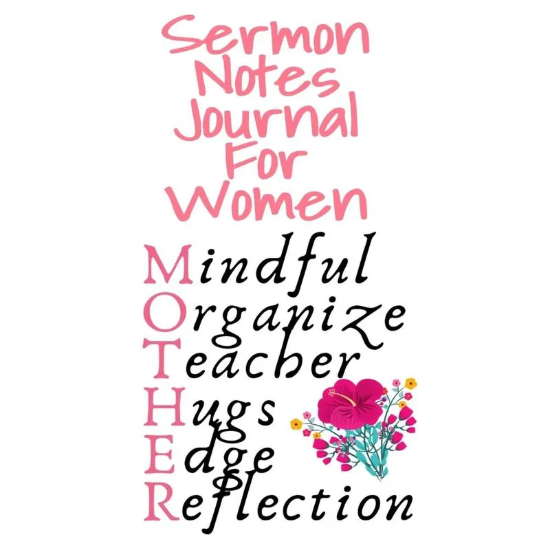 Sermon Notes Journal For Women
