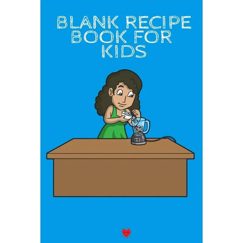 Blank Recipe Book For Kids