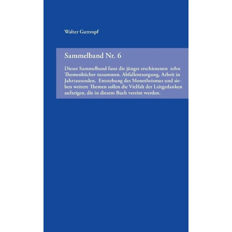 Sammelband Nr. 6
