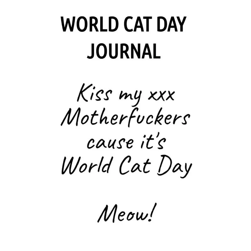 World Cat Day Journal