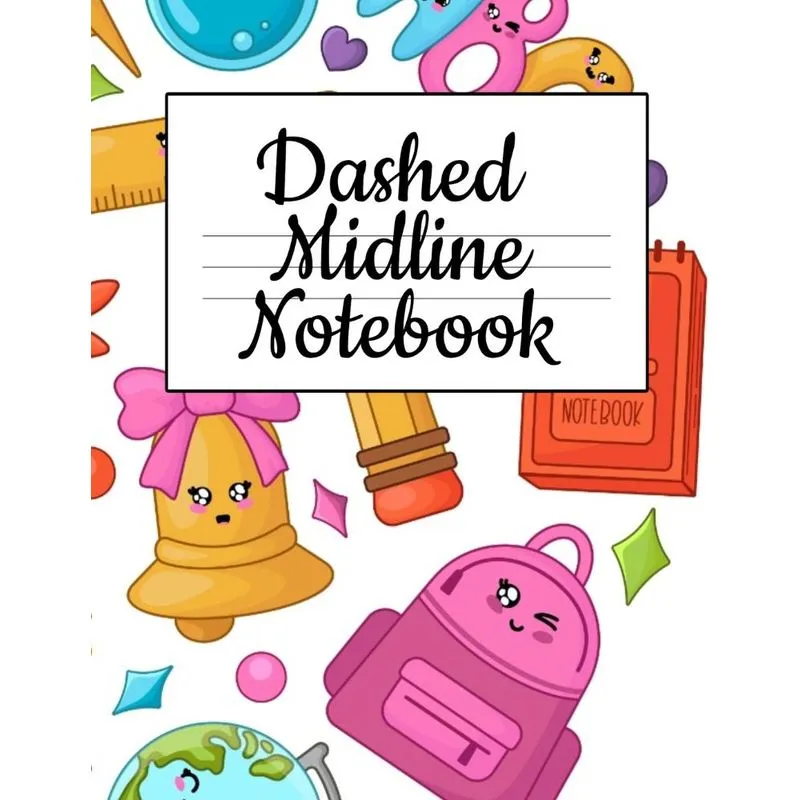 Dashed Midline Notebook