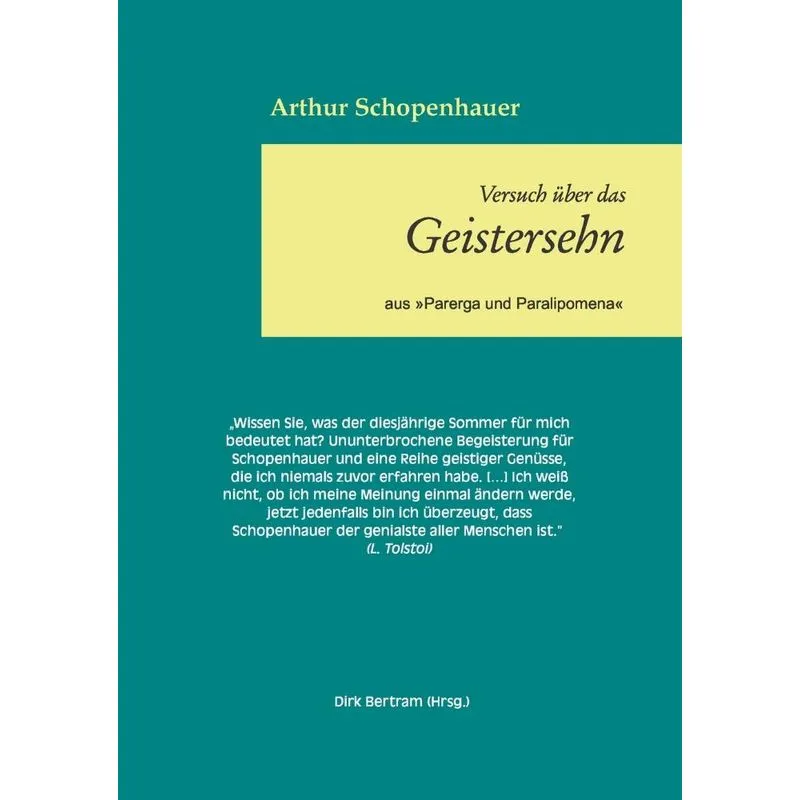 Über das Geistersehen