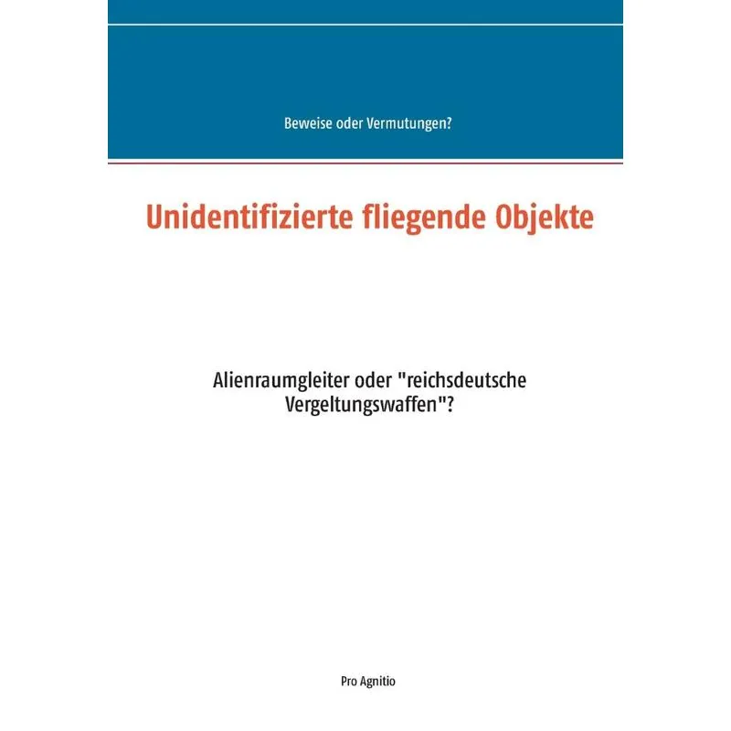 Unidentifizierte fliegende Objekte
