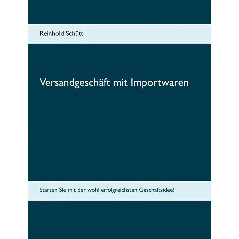 Versandgeschäft mit Importwaren