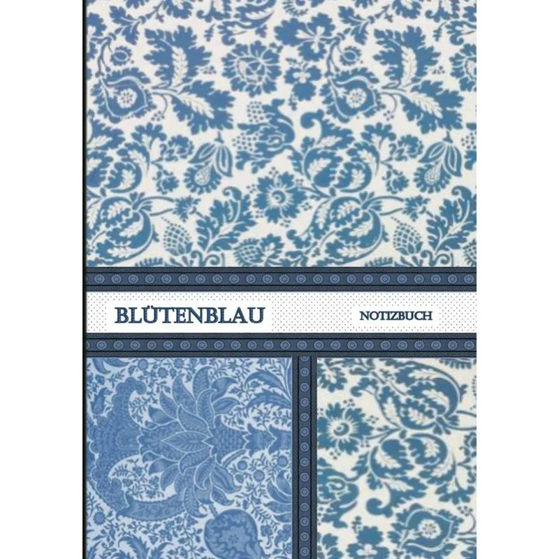 Blütenblau Notizbuch
