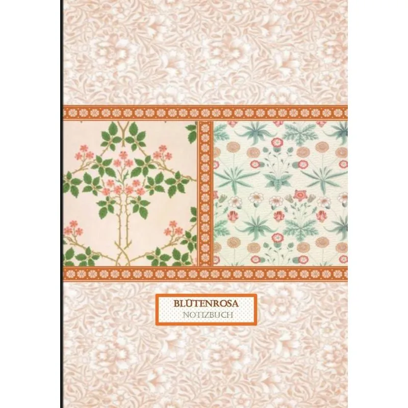 Blütenrosa Notizbuch