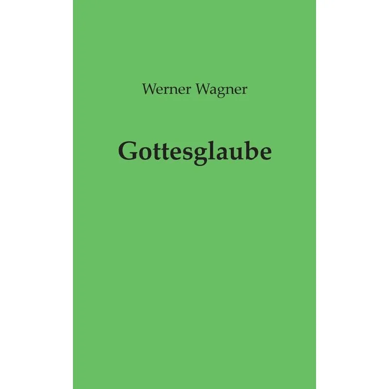 Gottesglaube