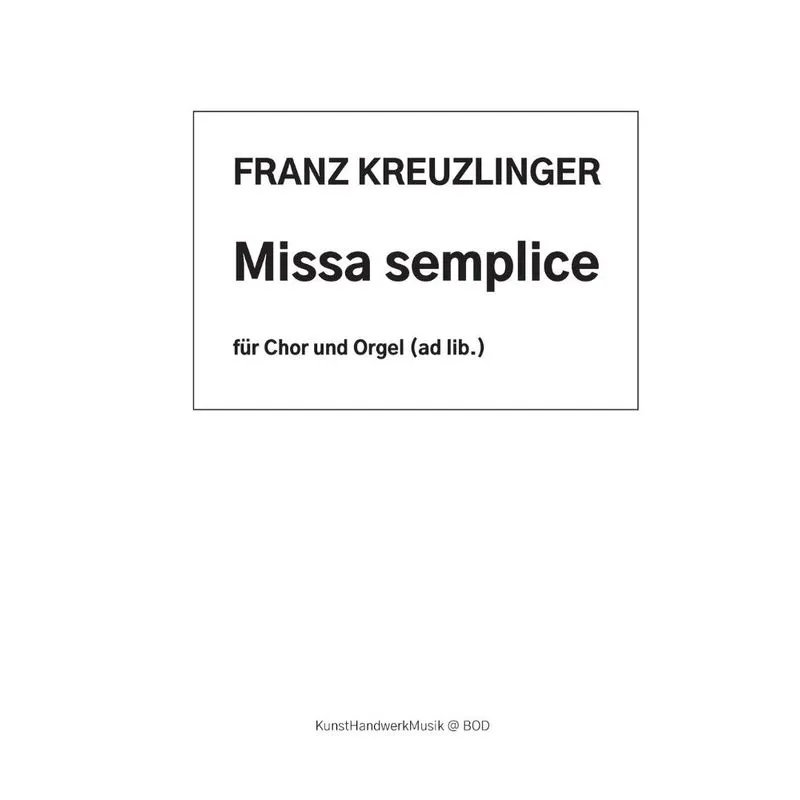 Missa semplice