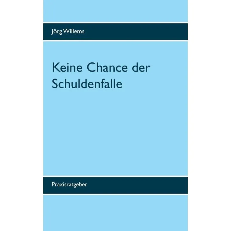 Keine Chance der Schuldenfalle