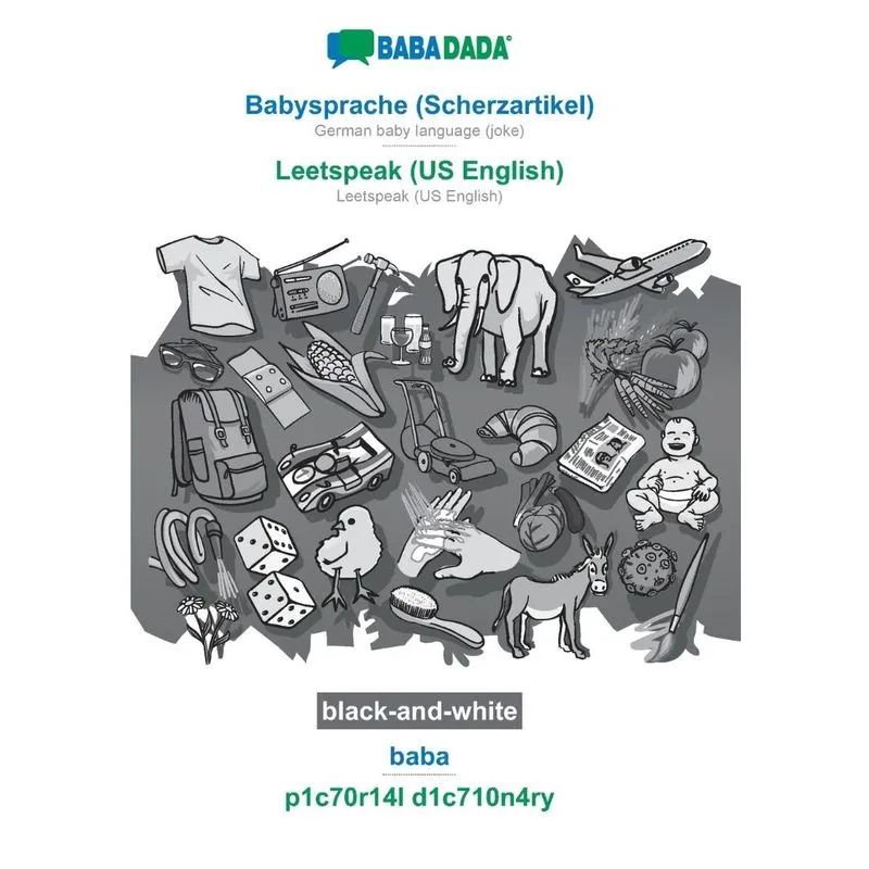 BABADADA black-and-white, Babysprache (Scherzartikel) - Lee