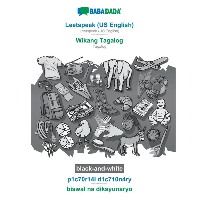 BABADADA black-and-white, Leetspeak (US English) - Wikang T