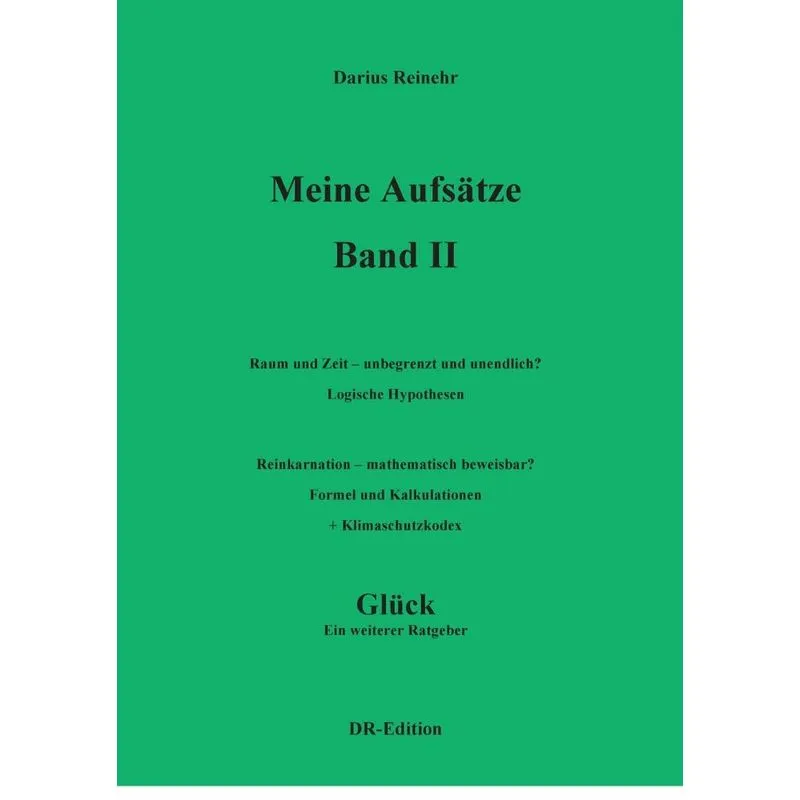 Meine Aufsätze Band II