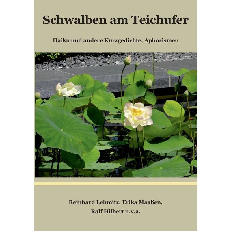 Schwalben am Teichufer