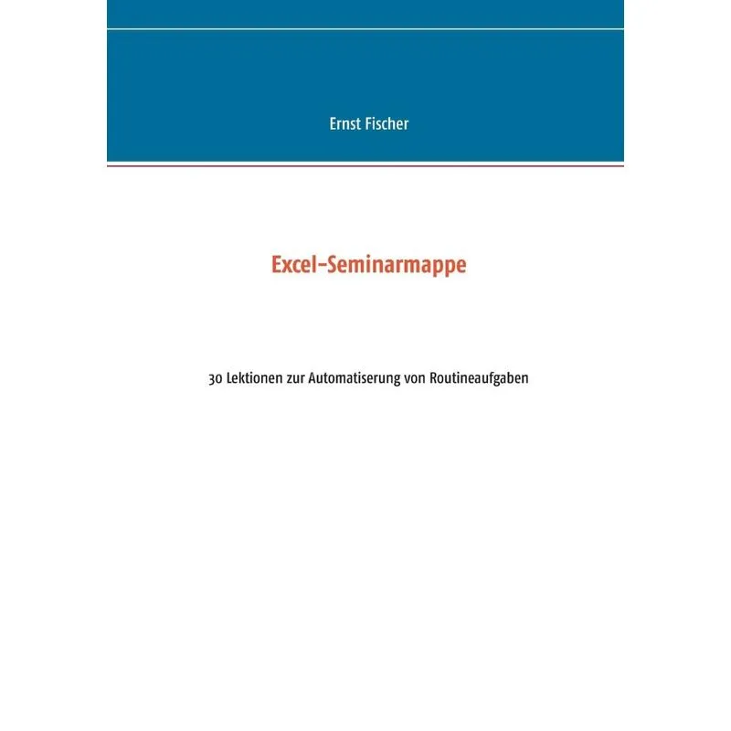 Excel-Seminarmappe