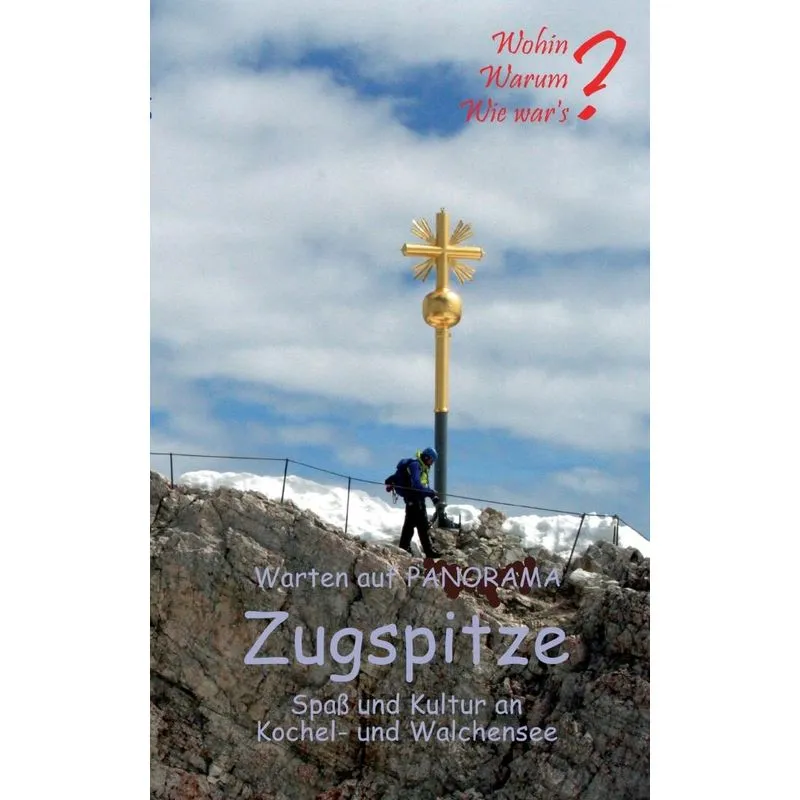 Warten auf Panorama Zugspitze