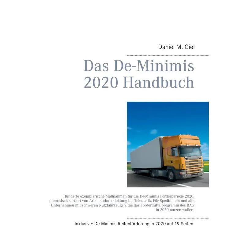 Das De-Minimis 2020 Handbuch
