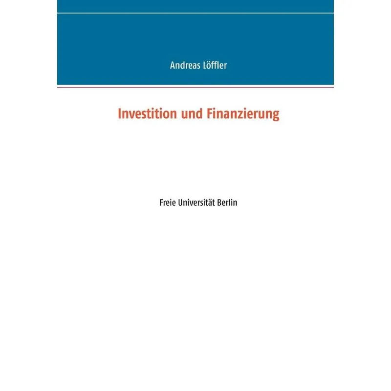 Investition und Finanzierung
