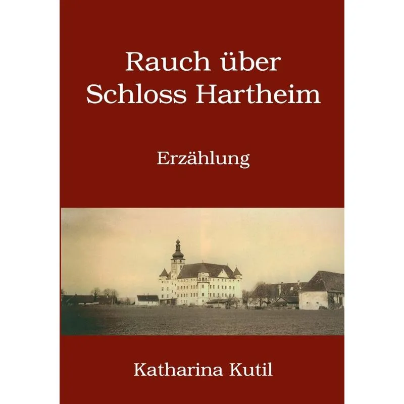 Rauch über Schloss Hartheim