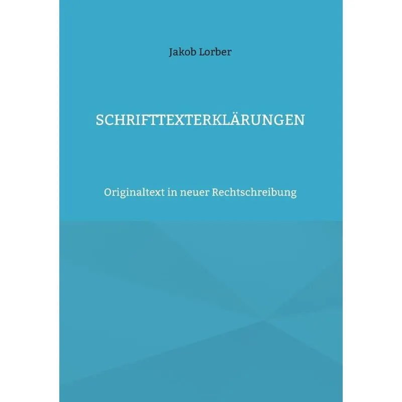 Schrifttexterklärungen