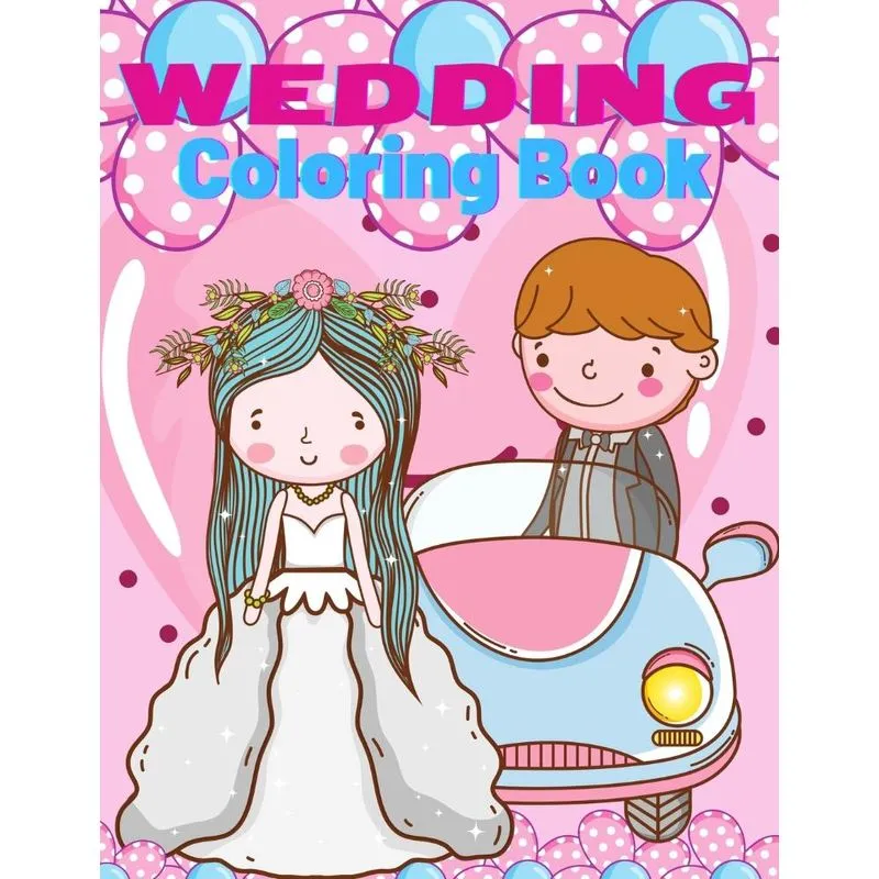 Wedding Coloring Book For Kids