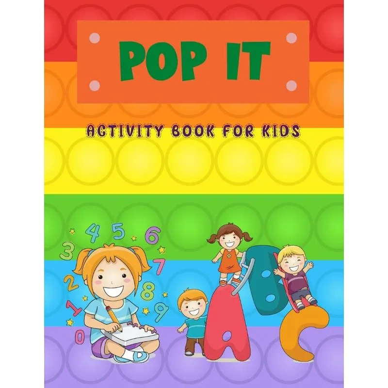 Pop It Activity Book For Kids