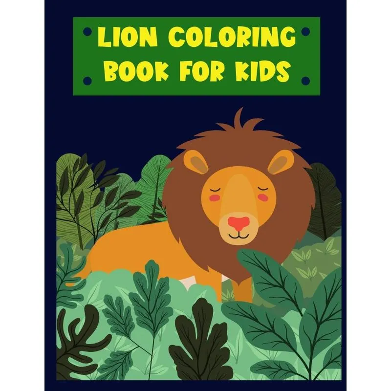 Lion- Coloring Book For Kids