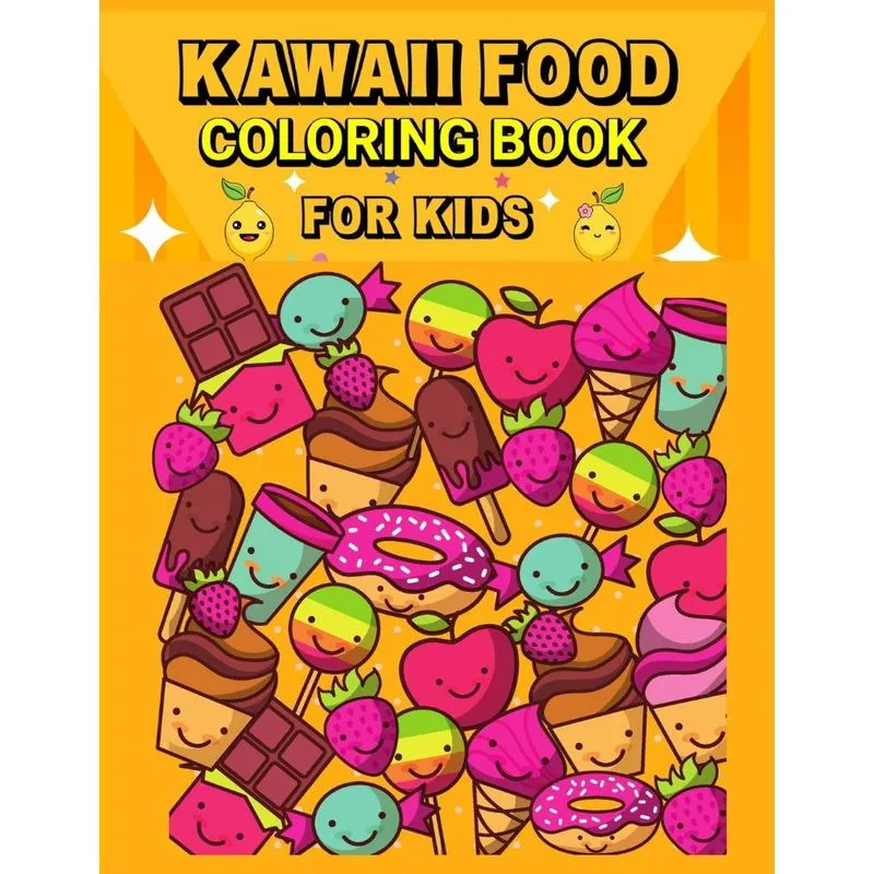 Kawaii Food Coloring Book