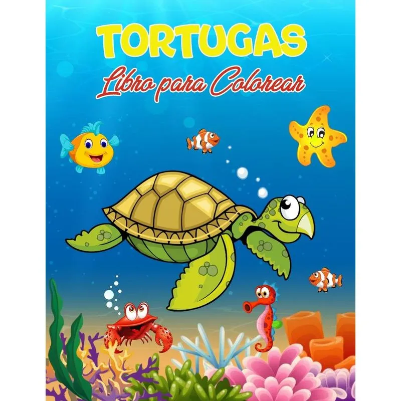 Tortugas Libro Para Colorear