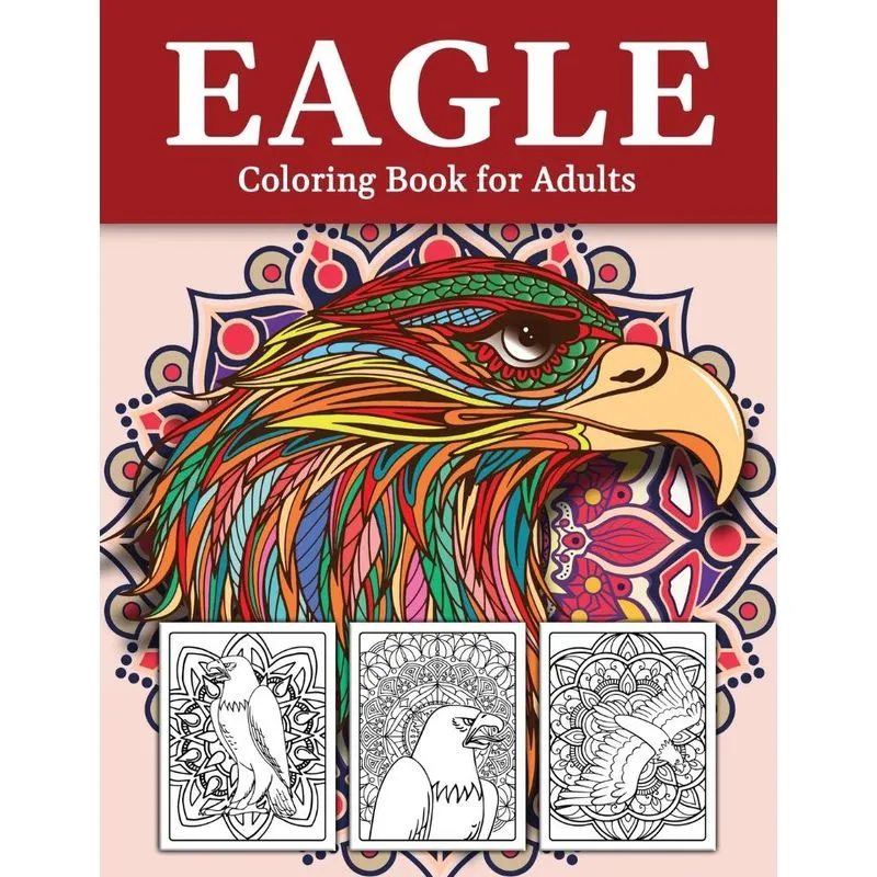 Eagles Coloring Book For Grown-ups