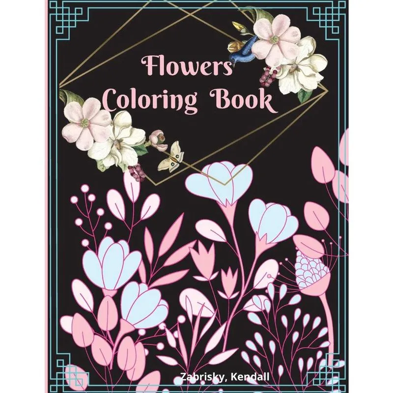 Livro Flowers Coloring Book