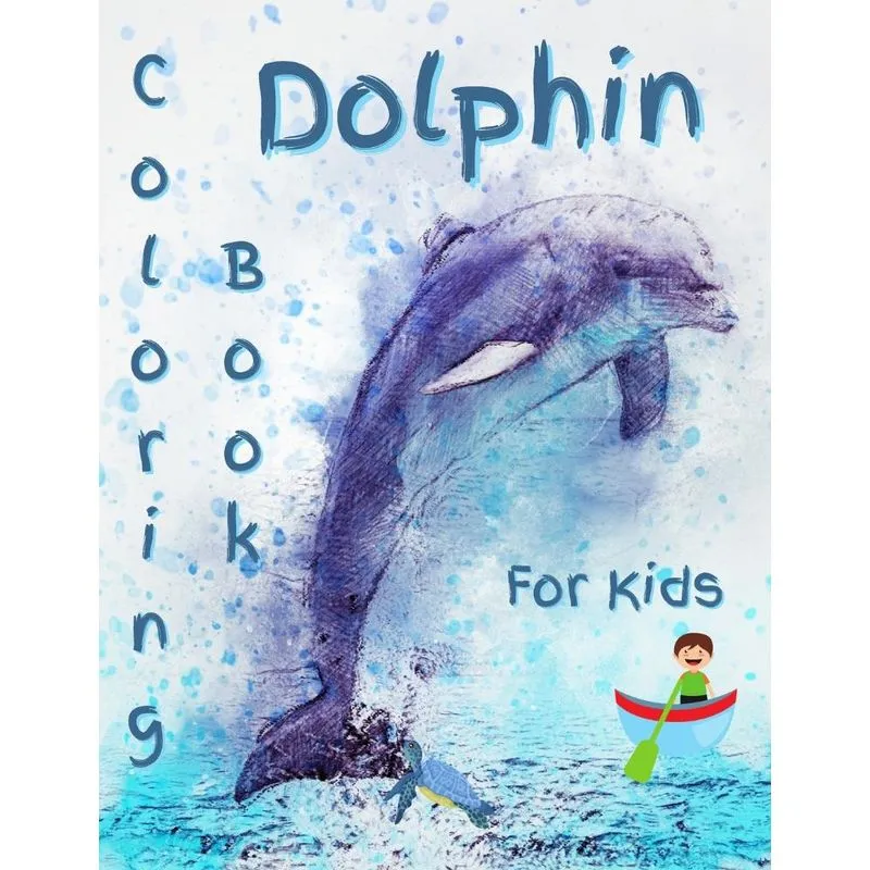 Dolphin Coloring Book For Kids