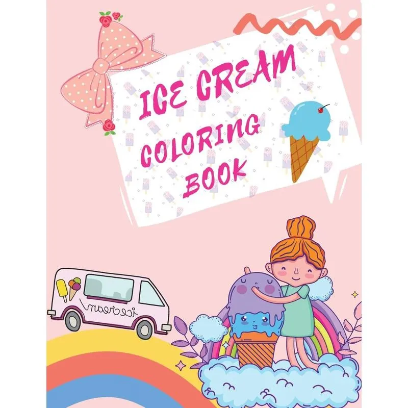 Ice Cream Coloring Book