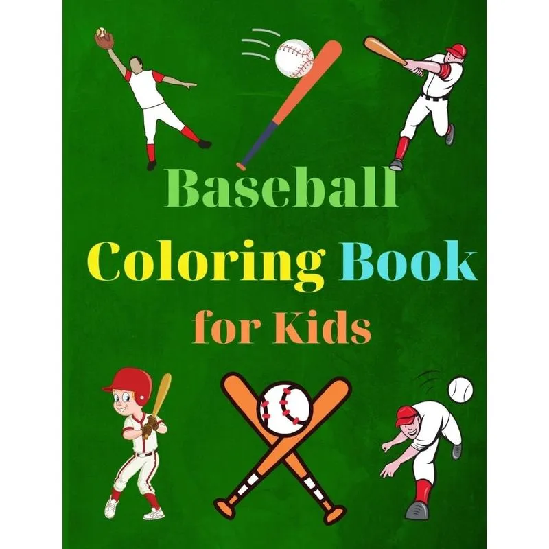 Baseball Coloring Book For Kids