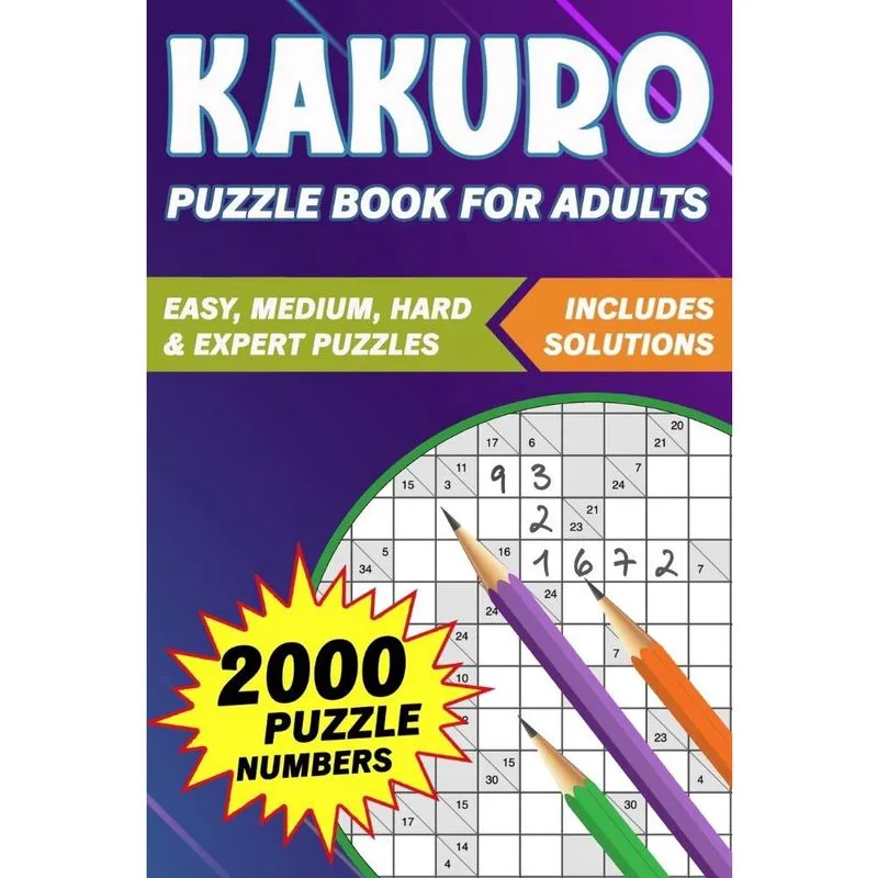 Livro Kakuro Puzzle Book for Adults