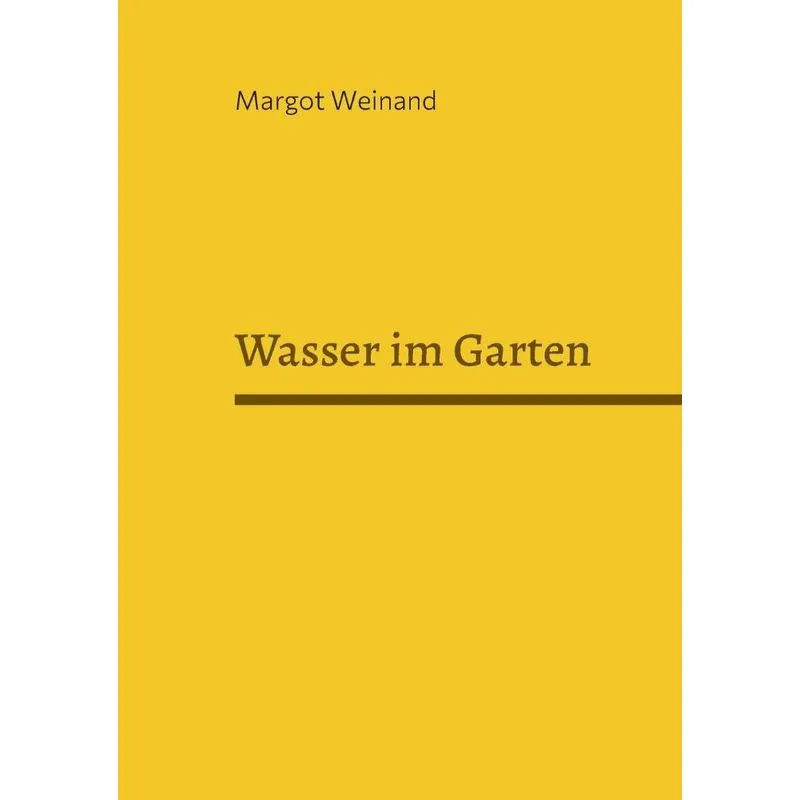 Wasser Im Garten