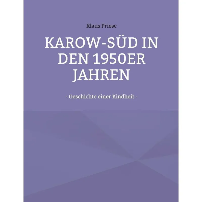Karow-süd In Den 1950er Jahren