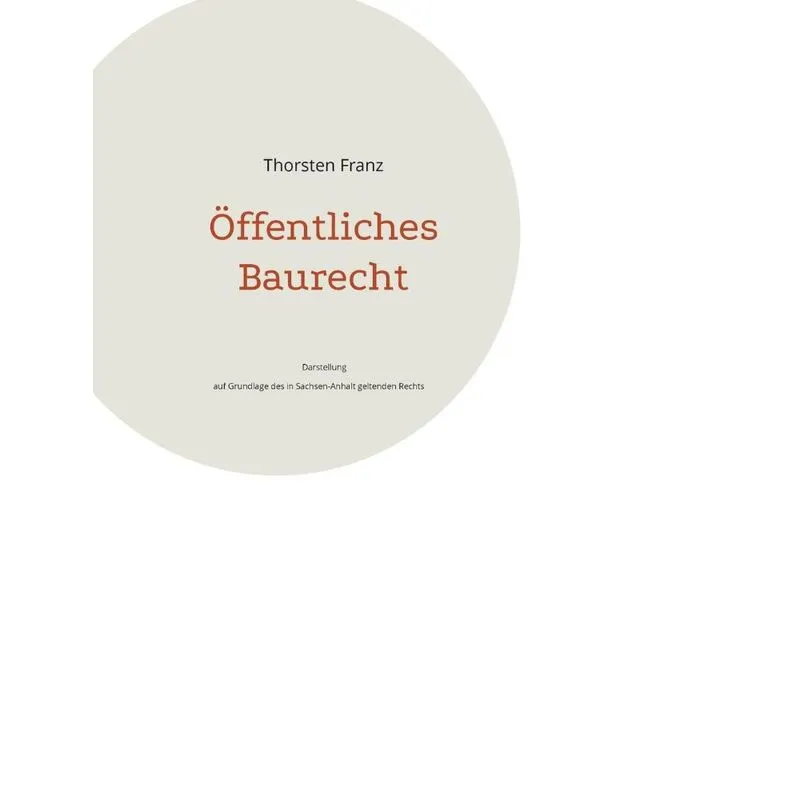 Öffentliches Baurecht