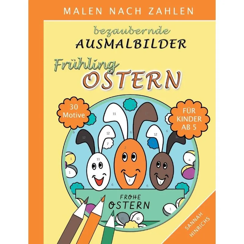 Bezaubernde Ausmalbilder Malen Nach Zahlen - Frühling-oster