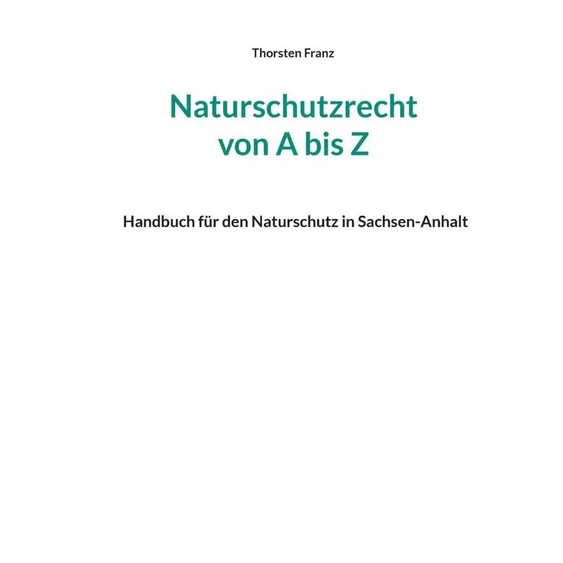 Naturschutzrecht Von A Bis Z