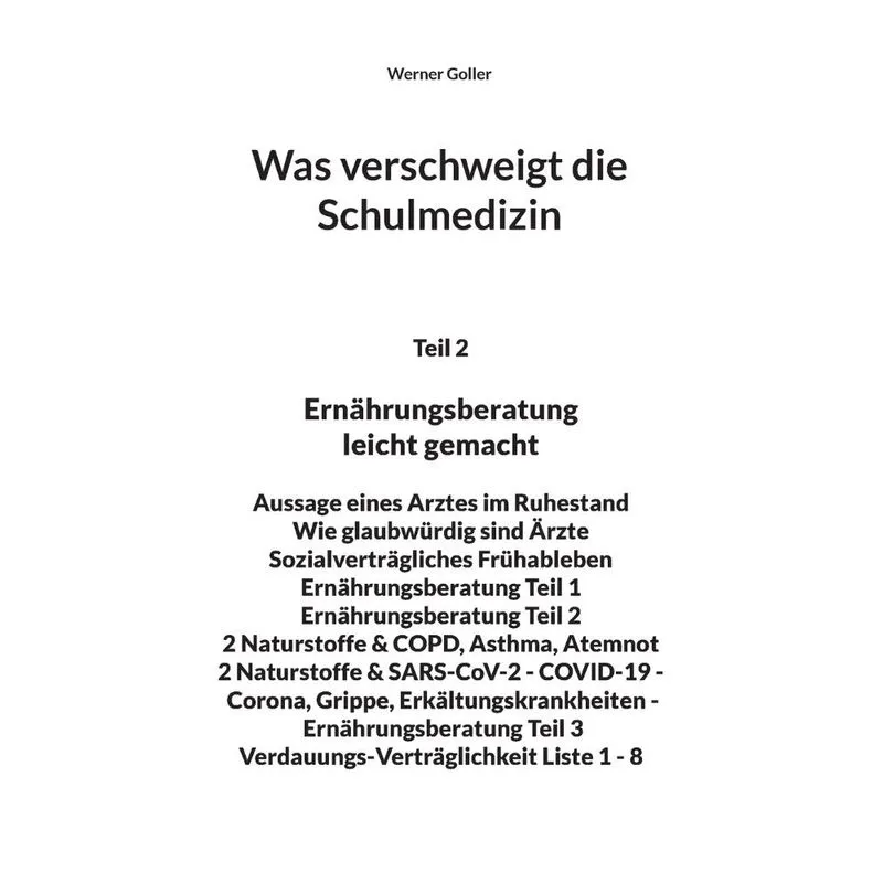 Was Verschweigt Die Schulmedizin