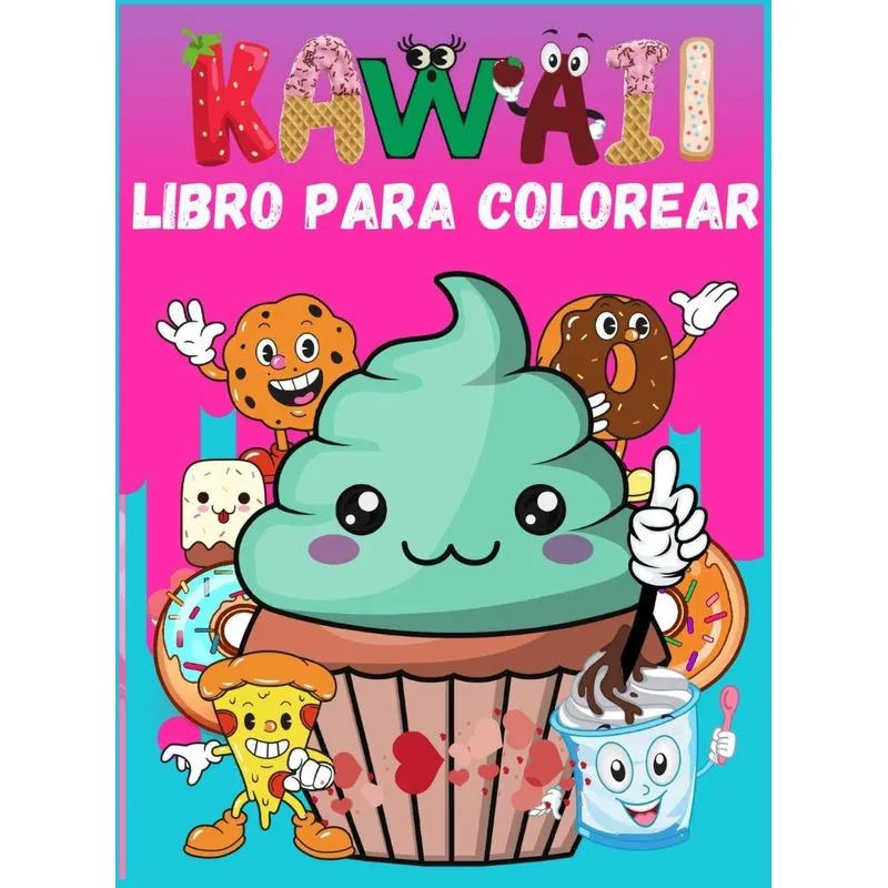 Kawaii Libro para Colorear