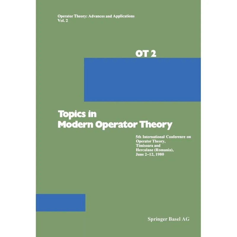Topics in Modern Operator Theory