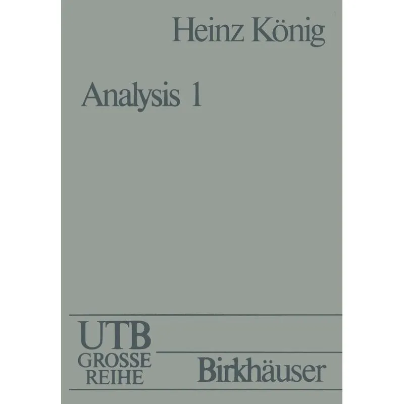 Analysis I