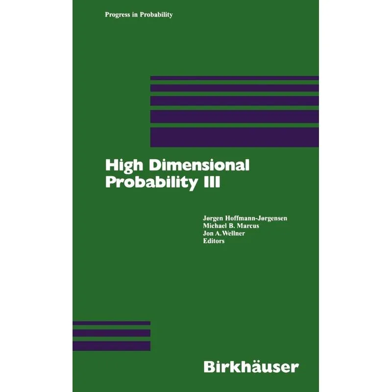 High Dimensional Probability III