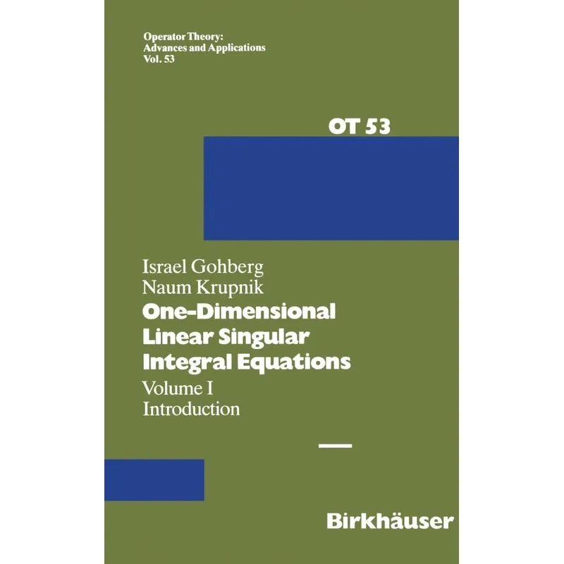 One-Dimensional Linear Singular Integral Equations