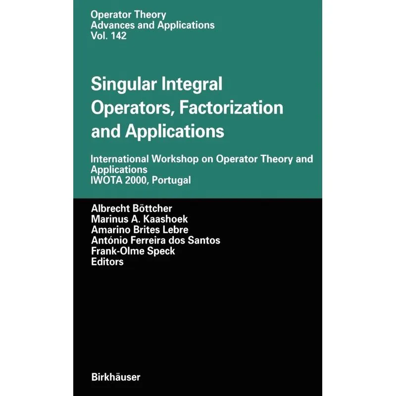 Singular Integral Operators, Factorization and Applications