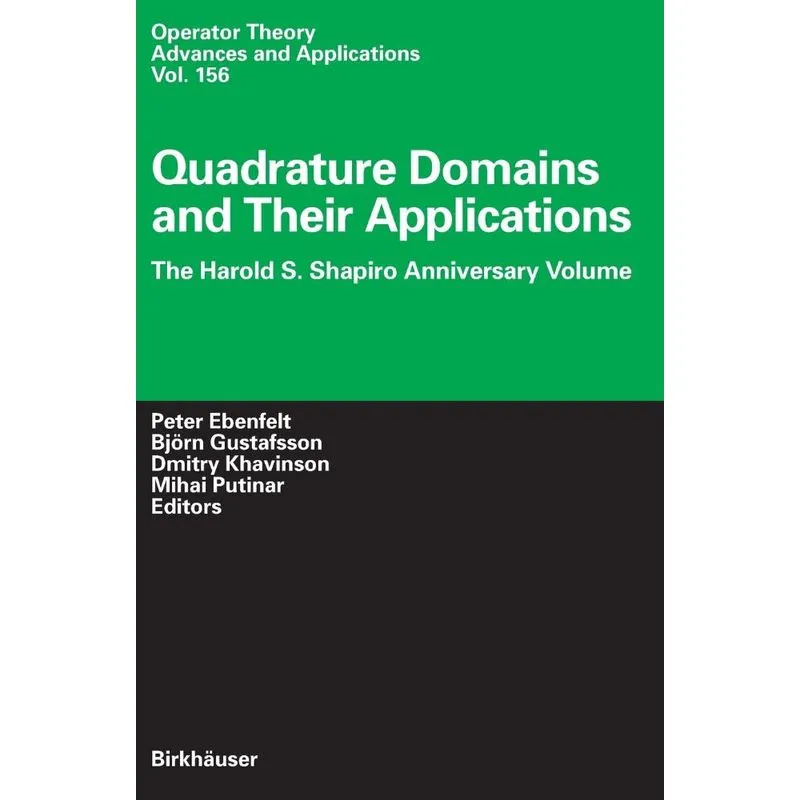 Quadrature Domains and Their Applications