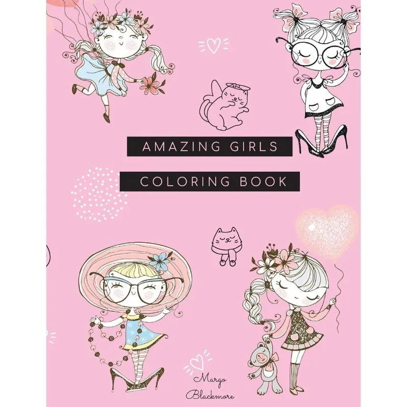Amazing Girl Coloring Book